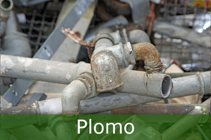 Tuberías de plomo para su reciclaje